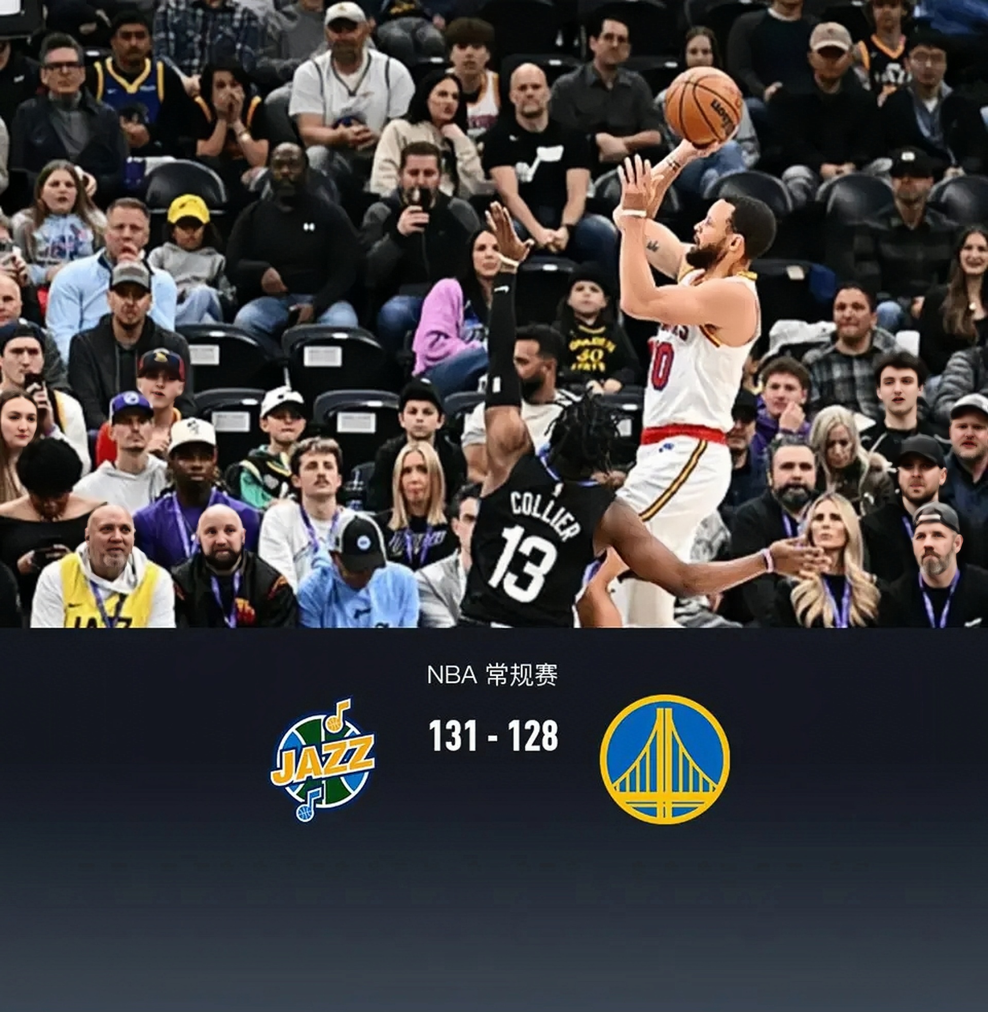 勇士主场大胜爵士，晋级下一轮比赛