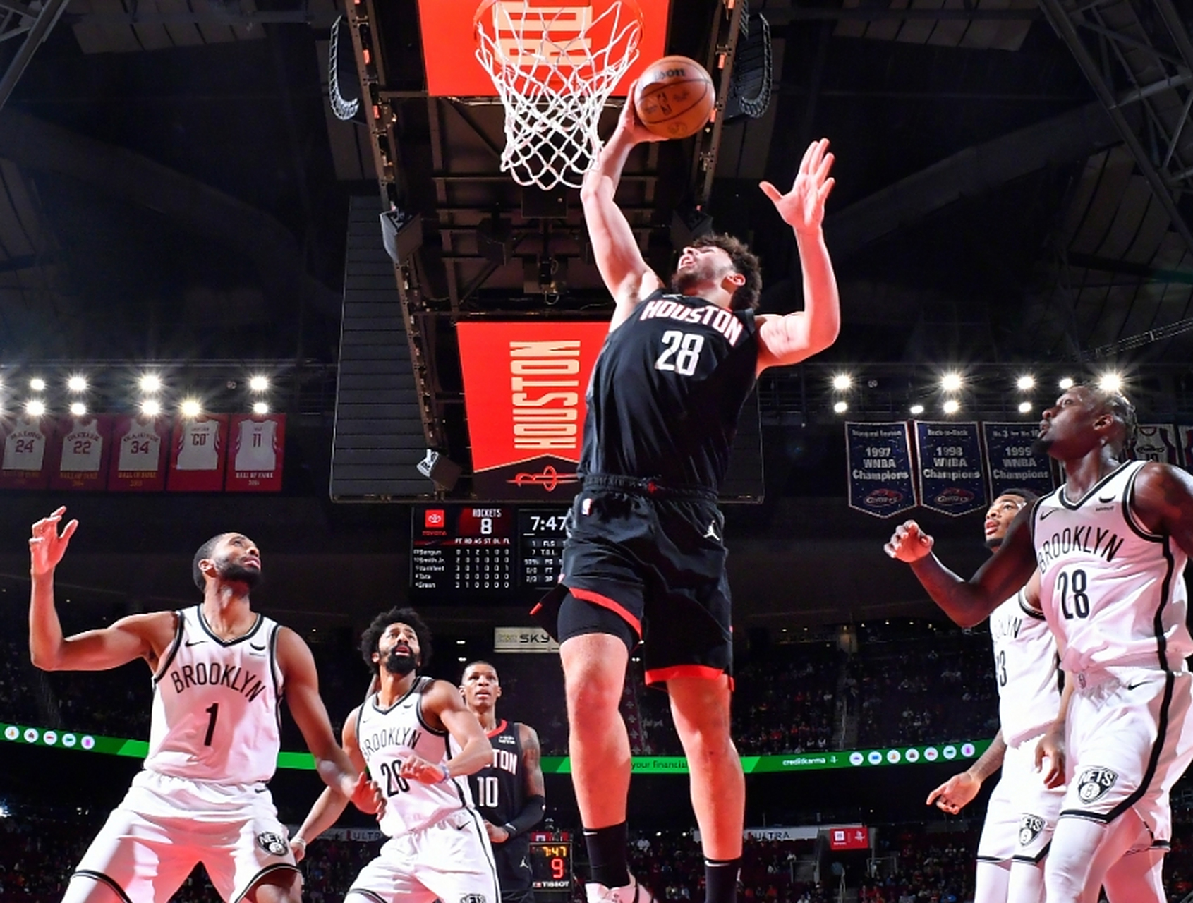 篮网在主场击败火箭,取得五连胜 篮网在主场击败火箭,取得五连胜